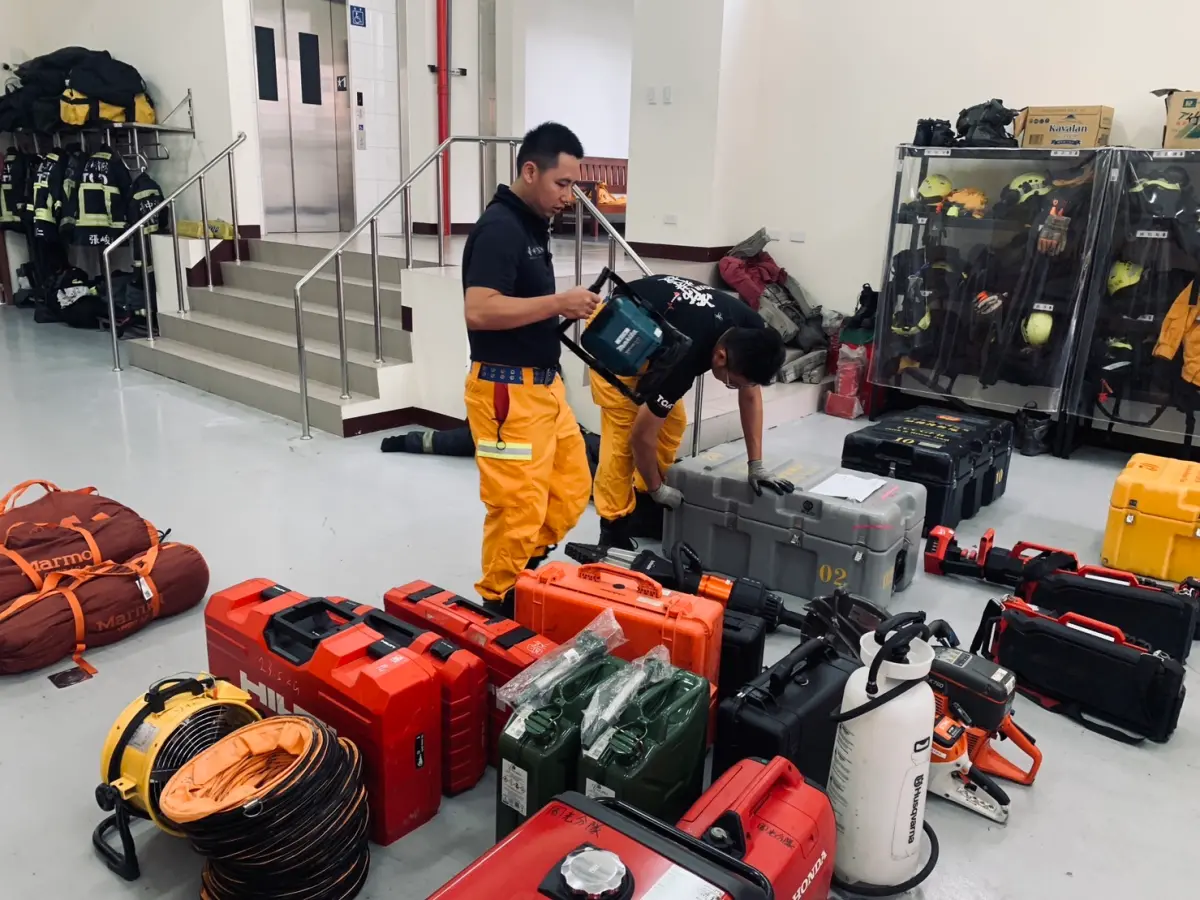 ▲台中市特搜隊啟動國際救援機制，待收到消防署出動命令，將即刻趕往救援(圖／消防局提供2023.9.9)