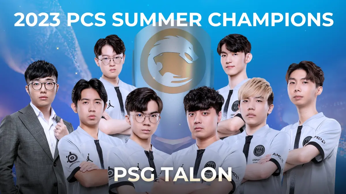 ▲PCS冠軍聯賽今（9）日在和平籃球館進行，由PSG和CFO兩支戰隊進行交手，雙方打滿5局，最終PSG拒絕遭到逆轉以3:2戰勝對手，拿下了今年的夏季賽冠軍。（圖／取自LOL PCS推特）