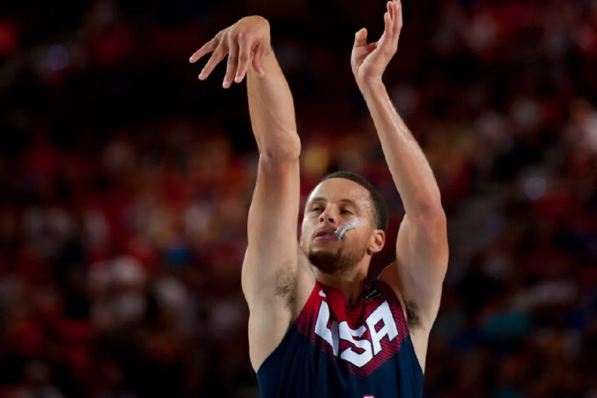 ▲Stephen Curry曾在2010年和2014年為美國隊打過世界盃，這兩屆美國男籃都獲得了冠軍。（圖／美聯社／達志穎像）
