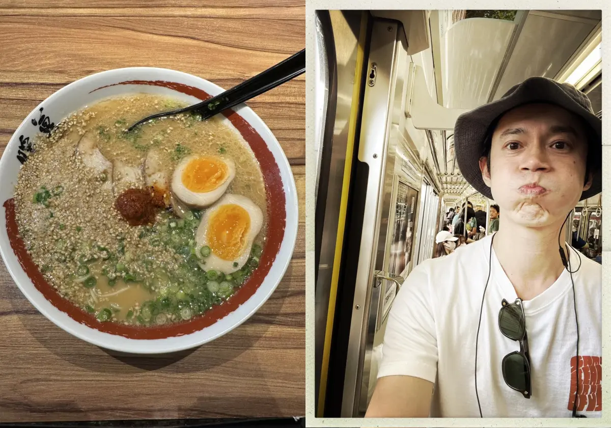 ▲吳慷仁在日本地鐵遇到老伯暈倒，急按SOS鈴求救。（圖／翻攝自吳慷仁臉書）