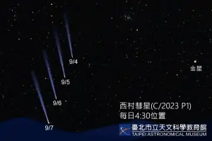 「西村彗星」造訪地球！水星西大距接力放閃　9月精彩天象看到爽
