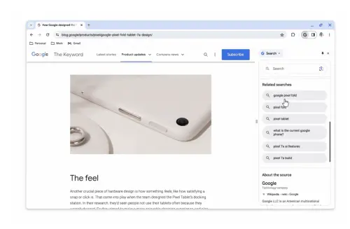 ▲Google Chrome 新功能。（圖／翻攝官方部落格）