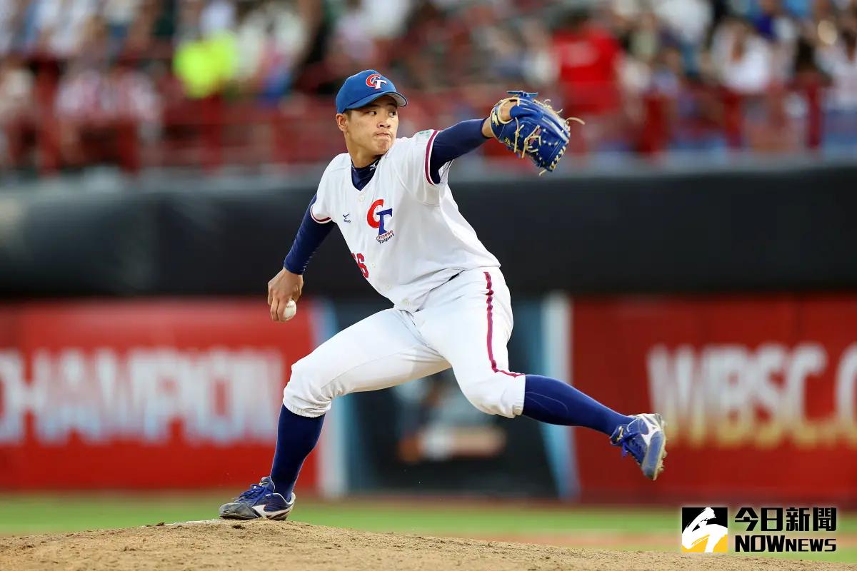 ▲中華隊王牌先發孫易磊，可望加入火腿隊，成為王柏融後的旅日球員。（NOWnews資料照）