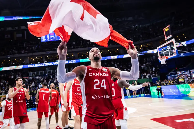 ▲加拿大側翼球員Dillon Brooks在FIBA世界盃銅牌戰砍下39分4籃板5助攻，帶領球隊戰勝美國隊。（圖／美聯社／達志影像）