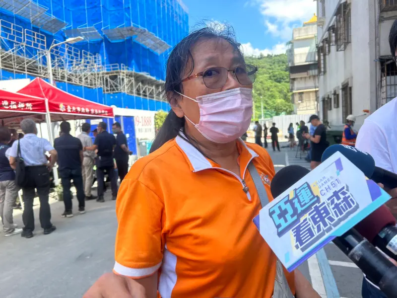 ▲雙號屋主、同時也是將房子租給實踐大學學生的房東說,檢查房屋後目前沒問題。(圖/記者林怡昕攝,2023.09.11)