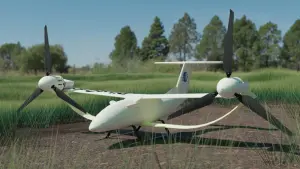 台灣V280無人機問世!首架雙軸傾轉旋翼AI無人機航太展登場