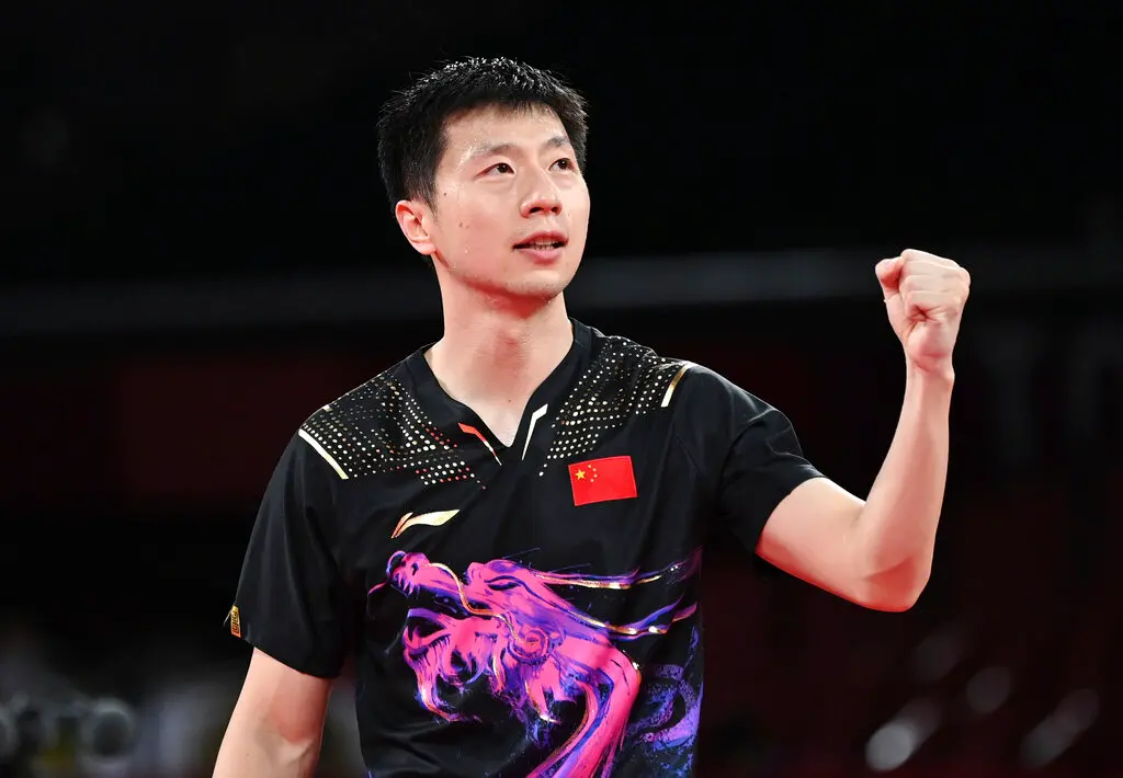 ▲中國桌球名將馬龍生涯在奧運拿下5金，亞運也累計5金，傳可能將在本屆杭州亞運後退役。（圖／美聯社／達志影像）
