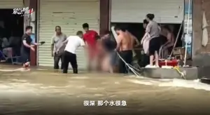 廣西暴雨男倒垃圾「被沖入下水道」死亡！官方發布橙色洪水警報
