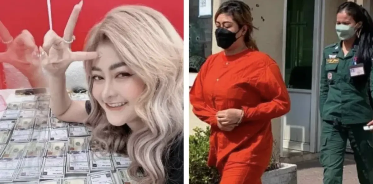 ▲柬埔寨28歲網紅莫莉卡疑似以類似老鼠會的手法對投資人吸金，她在宣告破產後，遭投資人告上法院。（圖／翻攝自高棉時報）