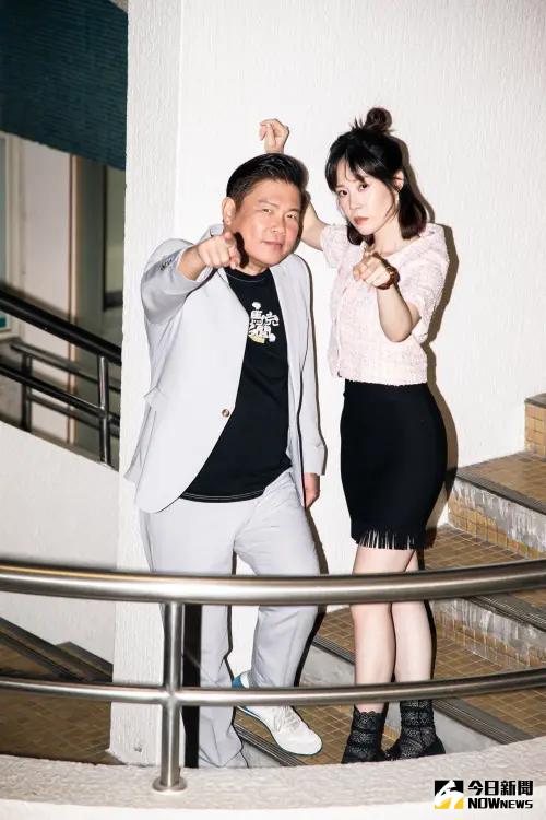 《他馬克老闆》曾國城(左)、蔡亘晏(爆花)專訪。(圖/記者葉政勳攝影) ▲《他馬克老闆》曾國城(左)、蔡亘晏(爆花)專訪。(圖/記者葉政勳攝影)