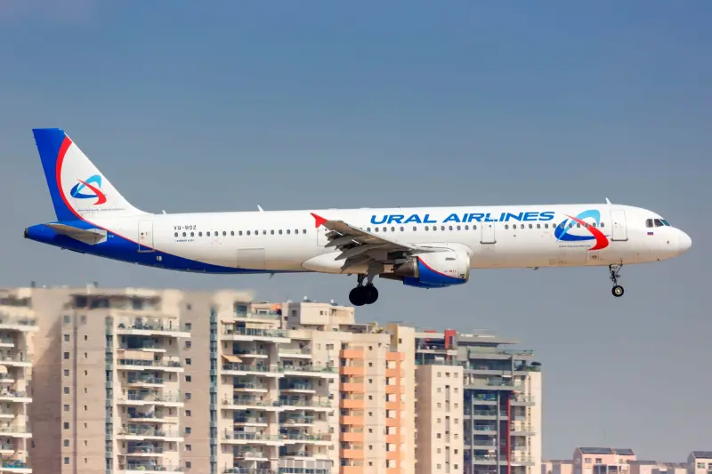 ▲烏拉爾航空公司（Ural Airlines）一架載有159名乘客的飛機，在新西伯利亞地區緊急迫降。示意圖。（圖／美聯社／達志影像）