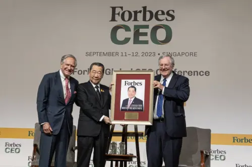 正大集團資深董事長謝國民被授予富比士終身成就獎 ▲泰國正大集團資深董事長謝國民被授予富比士終身成就獎。(圖/翻攝自富比士官網)