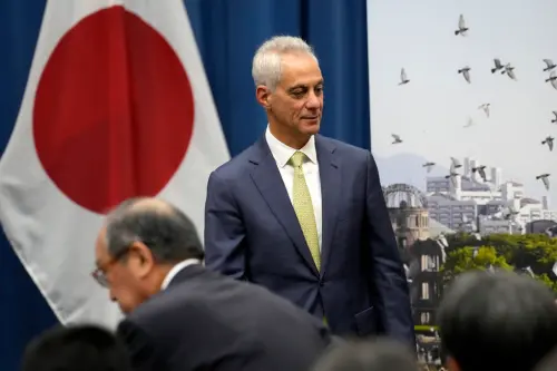 ▲美國駐日大使易曼紐（Rahm Emanuel）近來頻頻對中國開砲。（圖／美聯社／達志影像）