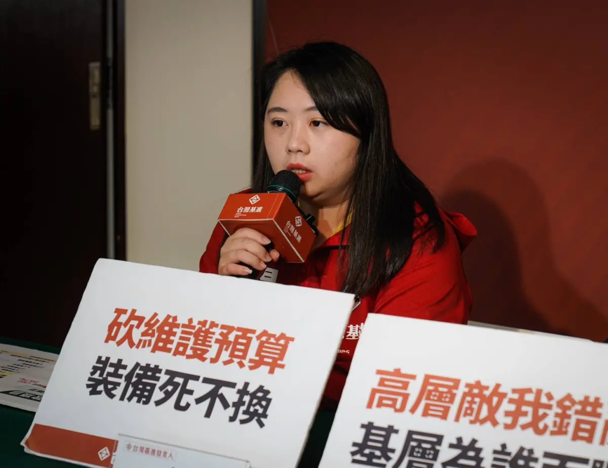 ▲台灣基進發言人楊佩樺認為，國防部對應中國認知作戰的方式，依然落後僵化，彷彿還在石器時代。（資料圖／台灣基進提供）