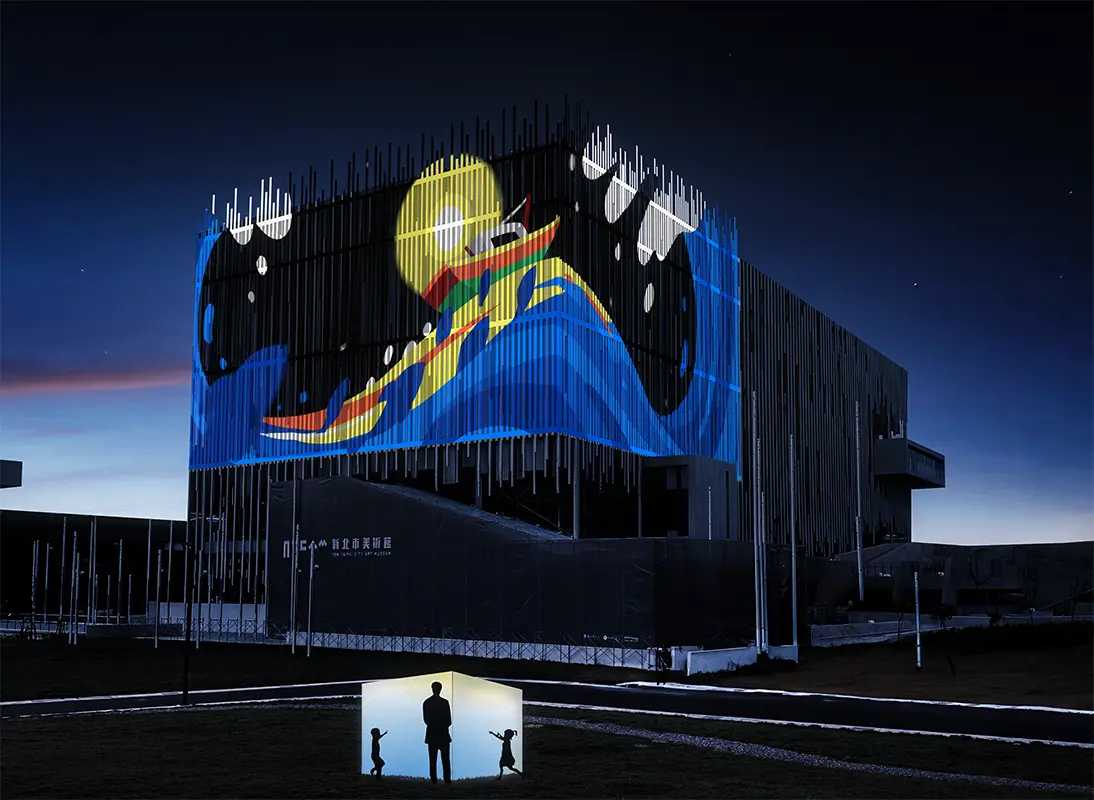 ▲「光影〇」《Echooo》展場模擬圖。（圖／品牌提供）