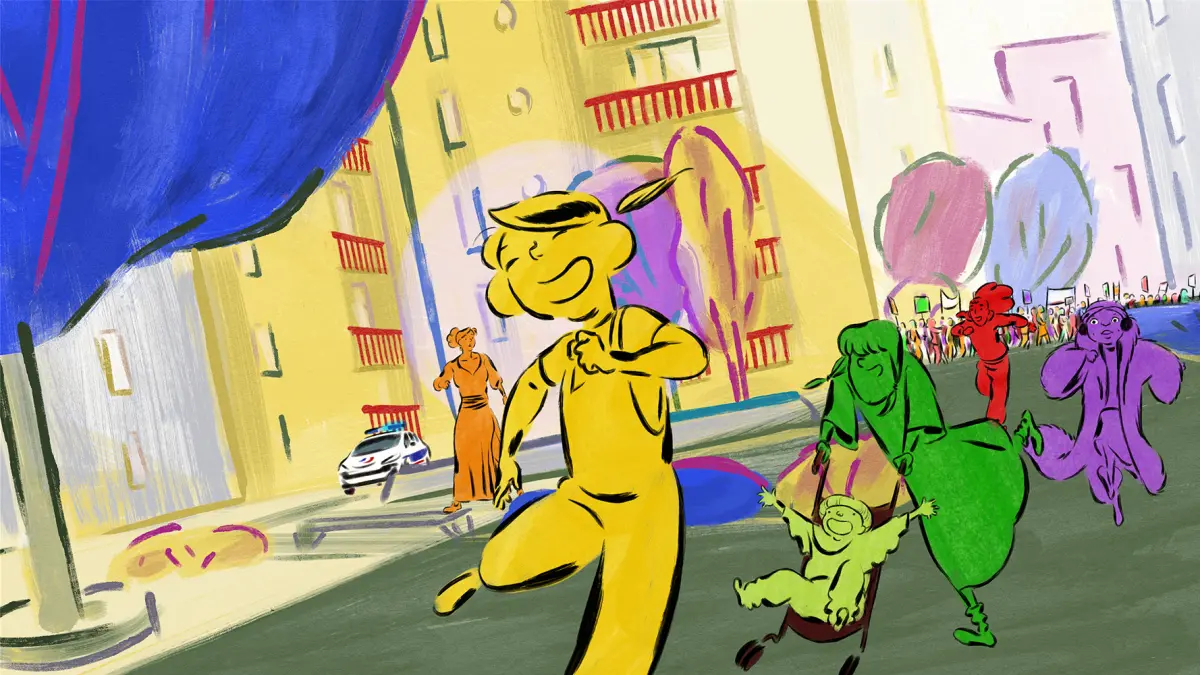 ▲雙開幕片之一的法國動畫《琳達想吃雞！》榮獲2023法國安錫國際動畫影展水晶獎。（圖／台中市政府提供，2023.09.13）