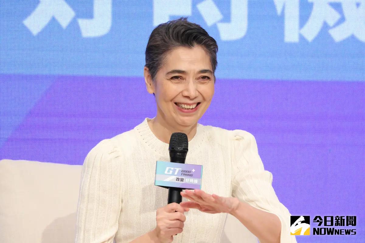 ▲賴佩霞稱會跟郭台銘一起參選到底。（圖／記者陳明中攝，2023.09.14）