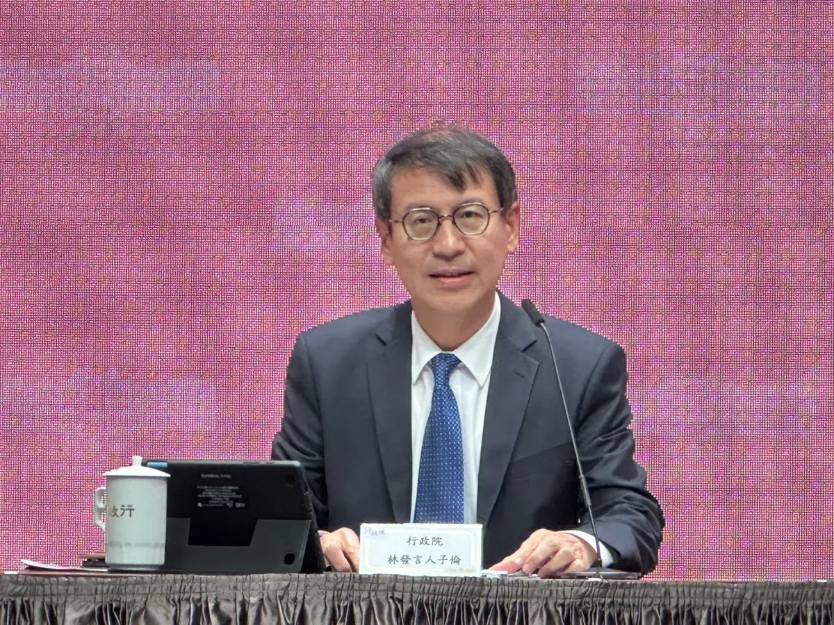 ▲林子倫說，切勿為了選舉私利，全盤否認政府與民間多年來的努力成果。（圖／記者陳威叡攝，2023.09.14）