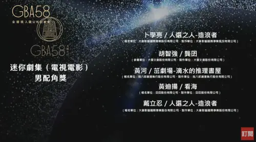 ▲第58屆金鐘獎今日公布入圍名單。(圖/金鐘獎直播YT) ▲第58屆金鐘獎今日公布入圍名單。(圖/金鐘獎直播YT)