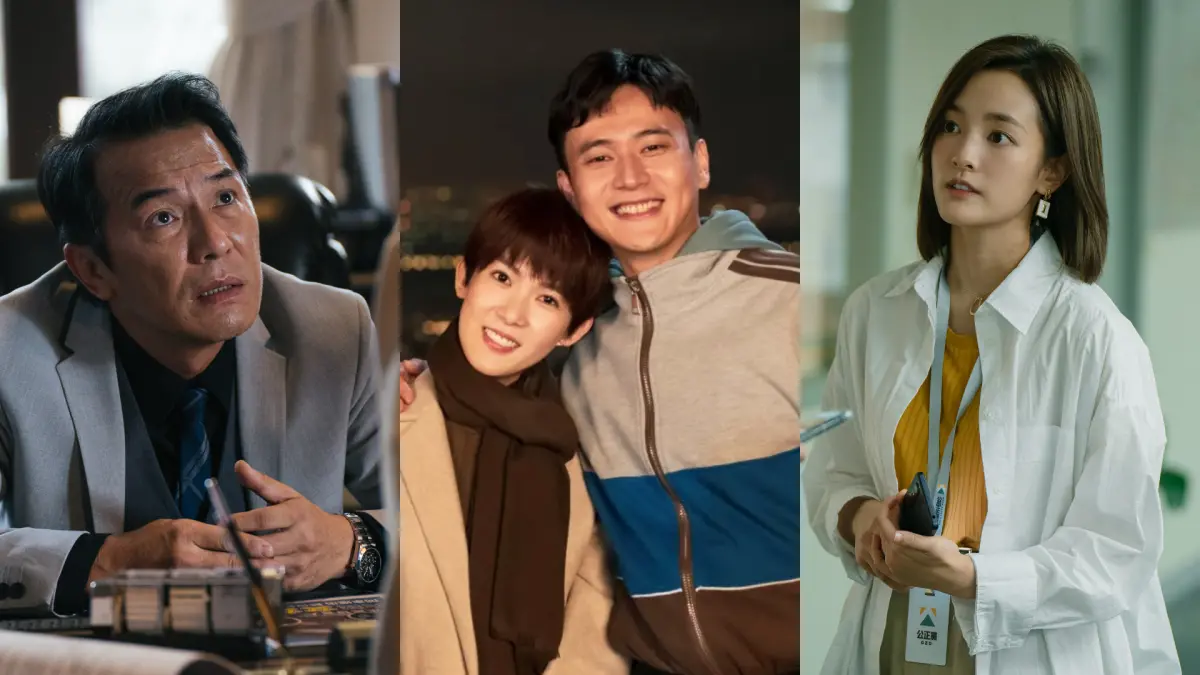 ▲演藝圈有3對情侶一起入圍金鐘獎，分別是劉冠廷（中圖右）和孫可芳（中圖左）、桂綸鎂和戴立忍（左）、王淨（右）和曹佑寧，其中桂綸鎂和戴立忍有望睽違14年再度同台。（圖 / 公視提供）