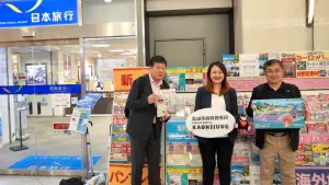 ▲行程考察了解「高雄好玩卡」在日本的銷售情形。（圖／高市府觀光局提供）
