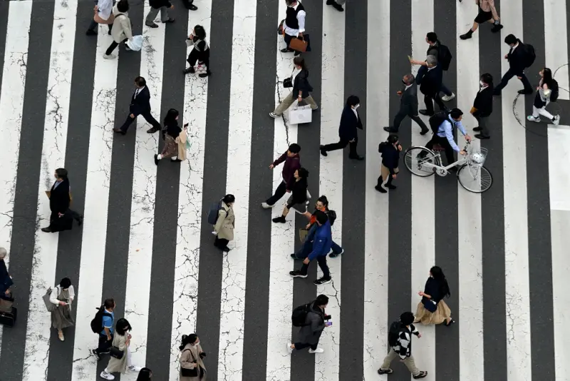 ▲邁入超高齡化社會的日本，積極推出多項政策想要吸引海外人才。圖為東京街景。（圖／美聯社／達志影像）