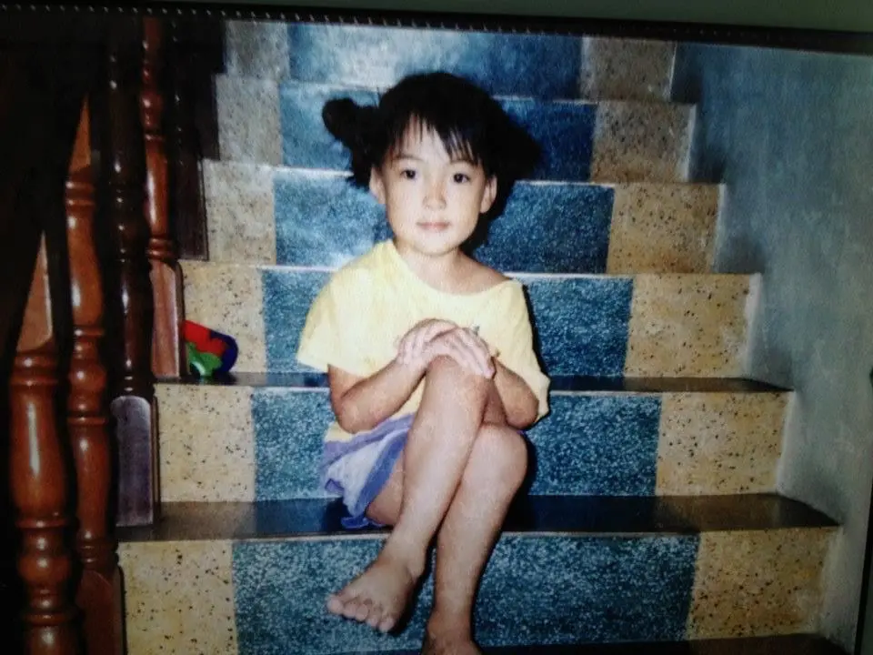 ▲ 白喬茵曾任記者，從小外型就相當可愛。白喬茵提供