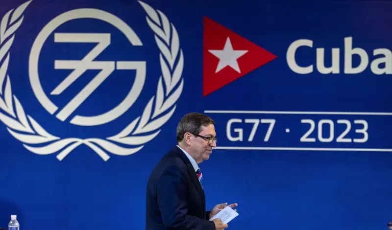 ▲77國集團（Group of 77,G77）成立於1964年，有77個創始成員國，現已擴大，目前由來自亞洲、非洲和拉丁美洲的134個發展中國家組成。（圖／美聯社／達志影像）