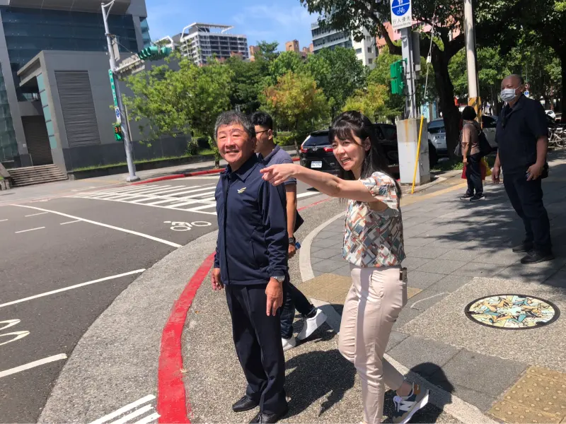 ▲陳時中替高嘉瑜站台。(圖/記者顏俊強攝,2023.09.16)