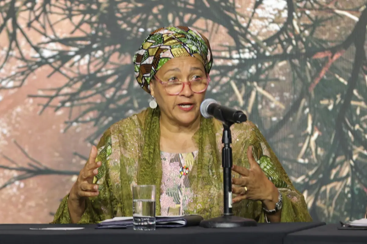 ▲聯合國副秘書長阿米娜．穆罕默德（Amina Mohammed）15日被問到台灣加入聯合國的訴求時表示，排除任何人都將損及實現全球發展目標的努力。（圖／美聯社／達志影像）