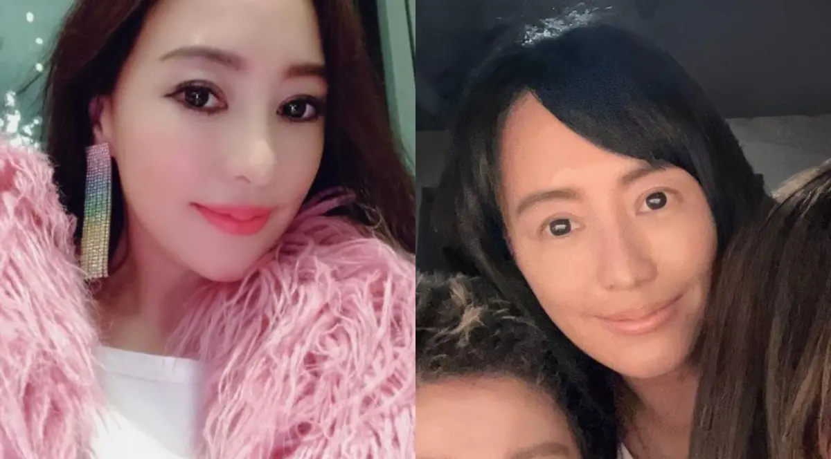 ▲關穎被陳美鳳公開素顏照。（圖／翻攝自關穎IG、陳美鳳臉書）