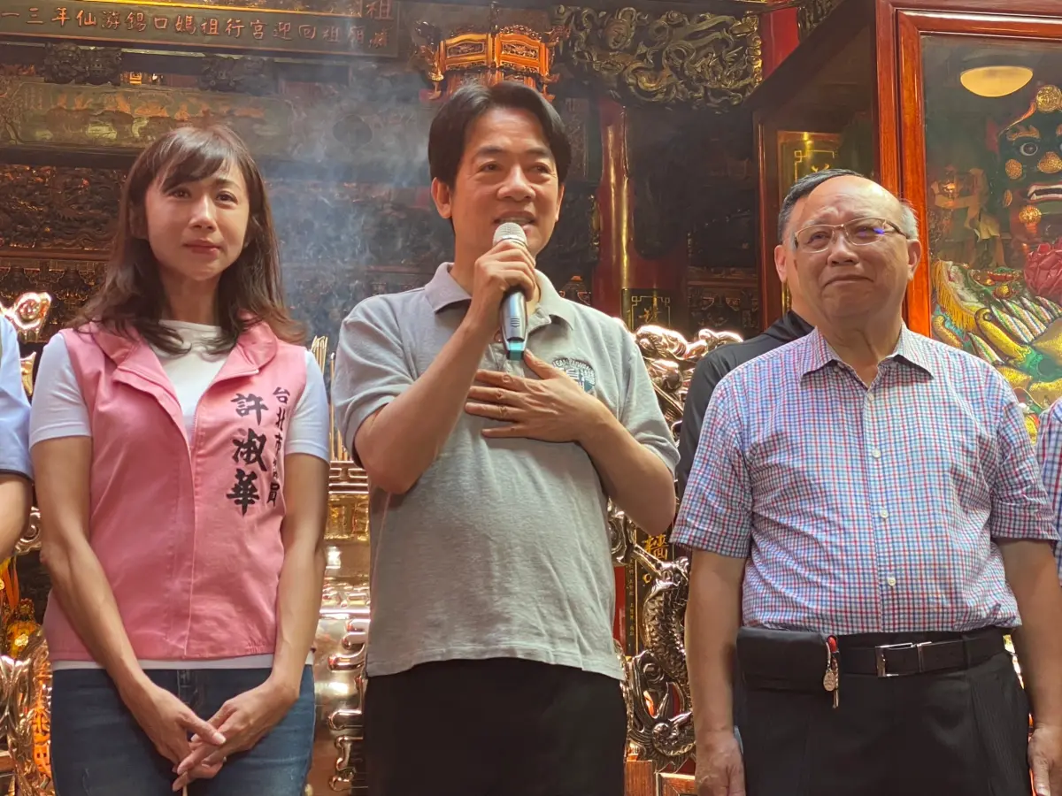 ▲賴清德萬里老家違建疑雲引發爭議，賴辦發言人郭雅慧今日重申，完全尊重新北市府等單位認定並配合辦理。