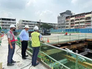 台南工務局無預警稽查建築工程深開挖案件 確保施工安全避免損鄰
