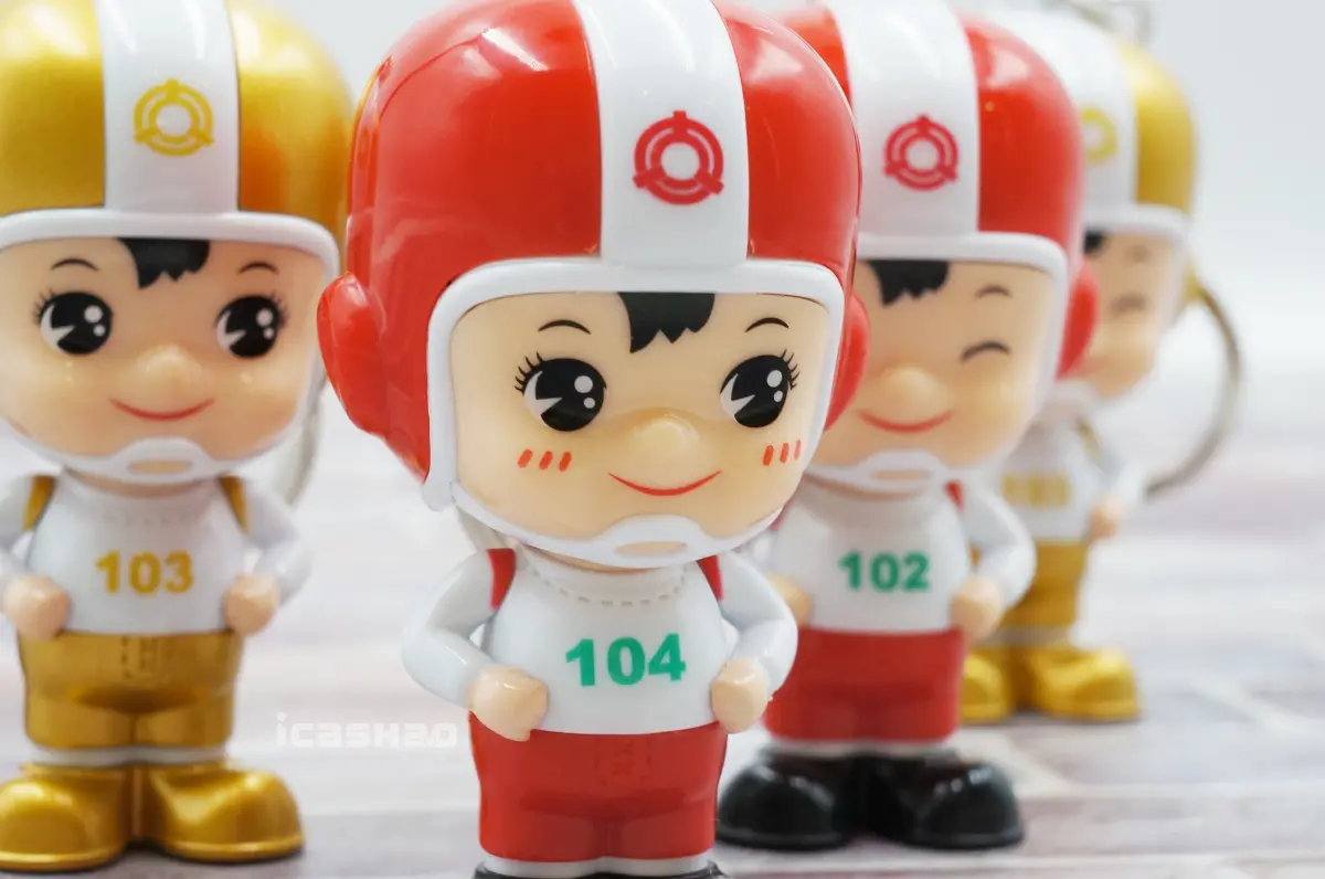 ▲大同寶寶腮紅特別款icash2.0萌登場，胸前數字編號「104」，代表該特別款為大同公司創立第104年之作品。（圖／大同提供）