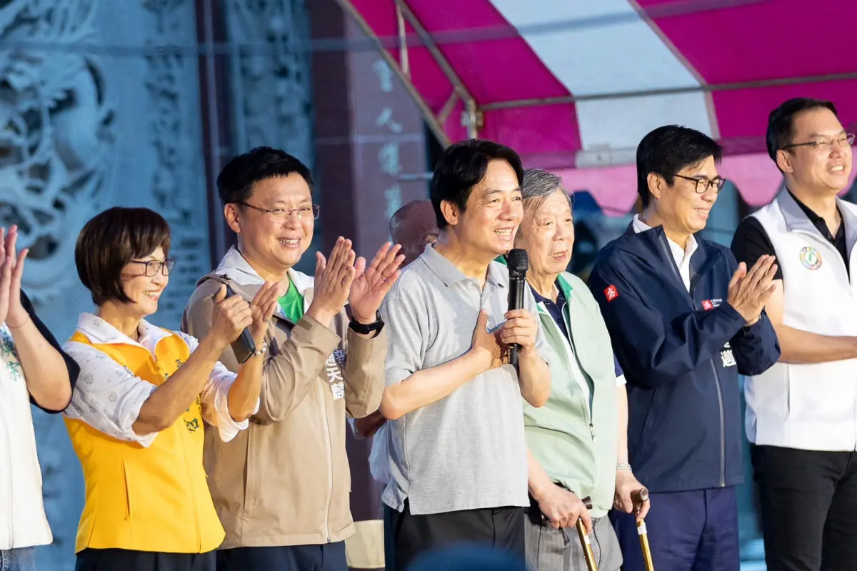 ▲民進黨雖爭取讓賴清德成功接棒蔡英文，但背負著8年執政包袱，累積不少民怨。（圖／賴清德競辦提供）