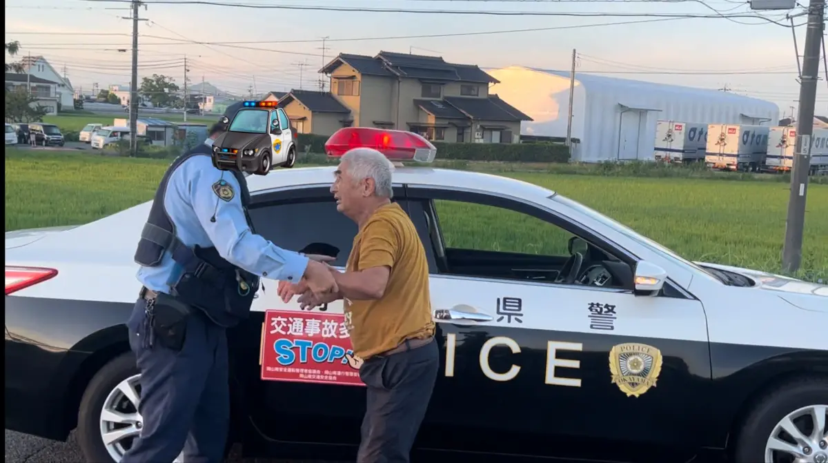 ▲日本Youtuber揭露一群中國民眾非法佔據日本國有地用於耕作，其中還有人持刀恐嚇放話遭警方逮捕。（圖擷取自「石川慎之助 （しんのすけ）推特）