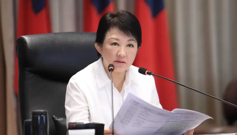 ▲盧秀燕表示台中市自即日起,要求學校營養午餐團膳業者暫停使用液態蛋。(圖/台中市政府提供,2023.09.19)