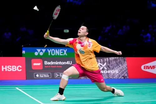 ▲泰國羽球一哥昆拉武特（Kunlavut Vitidsarn，圖）與日本新星奈良岡功大（Kodai Naraoka）等新生代力量，正準備在後龍王時代展開激烈的王位爭奪戰。（圖／美聯社／達志影像）