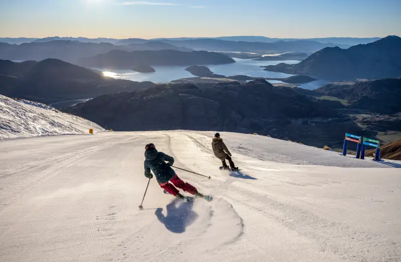 ▲到景觀優美的瓦納卡Treble Cone滑雪。（圖／紐西蘭觀光局提供）