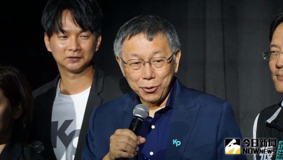 ▲民眾黨主席柯文哲舉行「AI語音模型暨單曲發表會」。（圖／記者呂炯昌攝，2023.09.19）