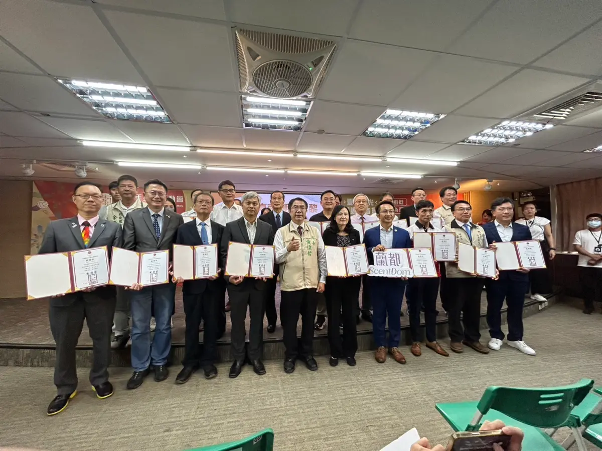 ▲台南市政府攜手44間贊助廠商全力支援10月份即將舉行的全國運動會（圖／記者林怡孜攝，2023,09,20）