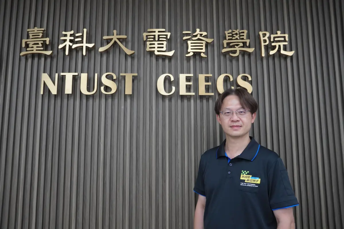 ▲在台科大任教14年的電子工程系教授林淵翔，對技職人才培育不遺餘力，今年獲得師鐸獎肯定。（圖／台科大提供）