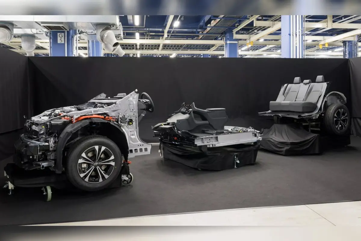 ▲ Toyota也有Gigapress 生產一輛電動車只要幾分鐘就可以完成 