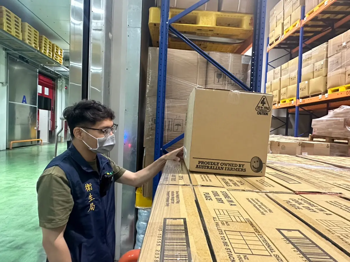 ▲蛋品倉儲稽查。（圖／高雄市衛生局提供）
