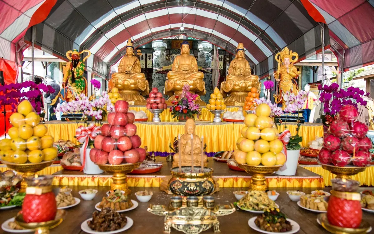 ▲今天是921大地震24周年，高雄阿蓮天聖宮今年特別為當年事故不幸罹難的兩千多位亡者，舉行大型法會，並廣發英雄帖。(圖／高雄阿蓮天聖宮提供)