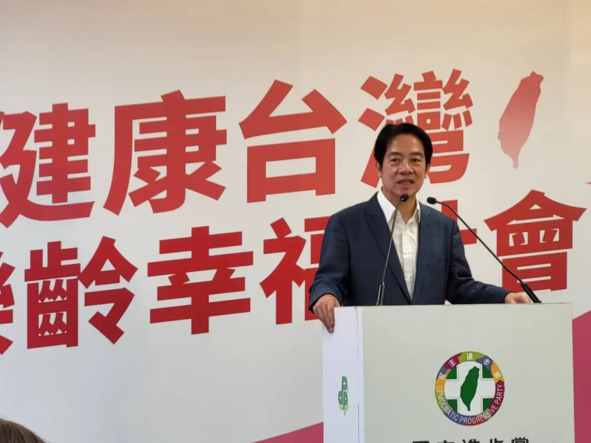 ▲民進黨總統參選人賴清德日前提出有關護理師政見，遭在野批評。（圖／記者陳佩君攝）