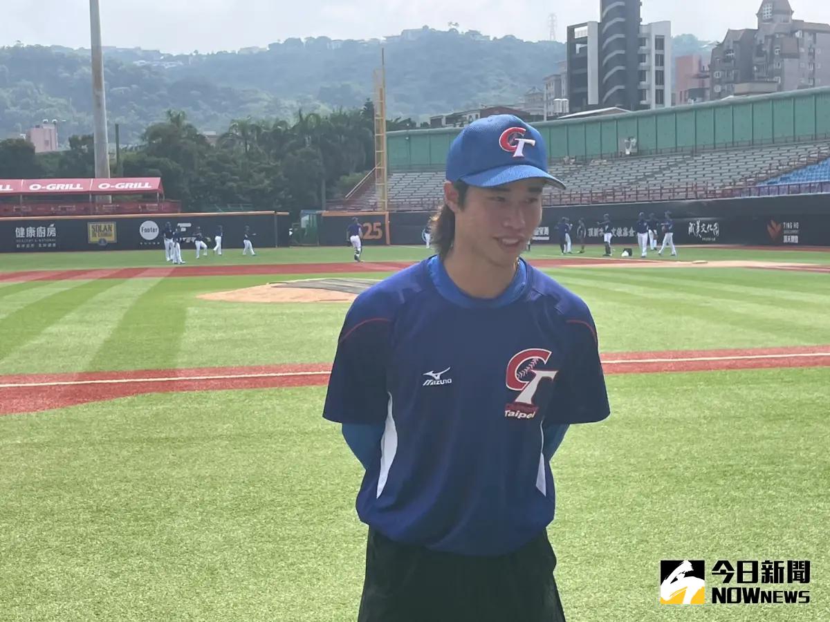 ▲林昱珉加入杭州亞運中華隊，也入選小聯盟1A明星隊。（圖／吳政紘攝）