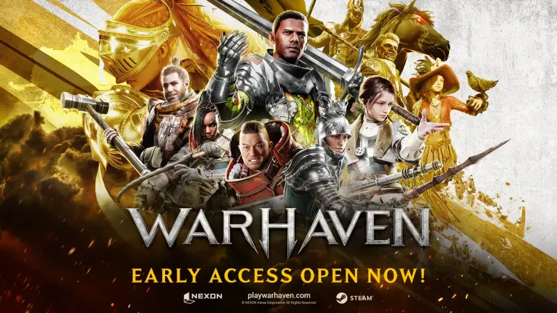 ▲大型PvP團戰動作遊戲《Warhaven》開放全球搶先體驗，除韓國地區之外，現在全球玩家可透過 Steam免費暢玩。(圖／品牌提供）