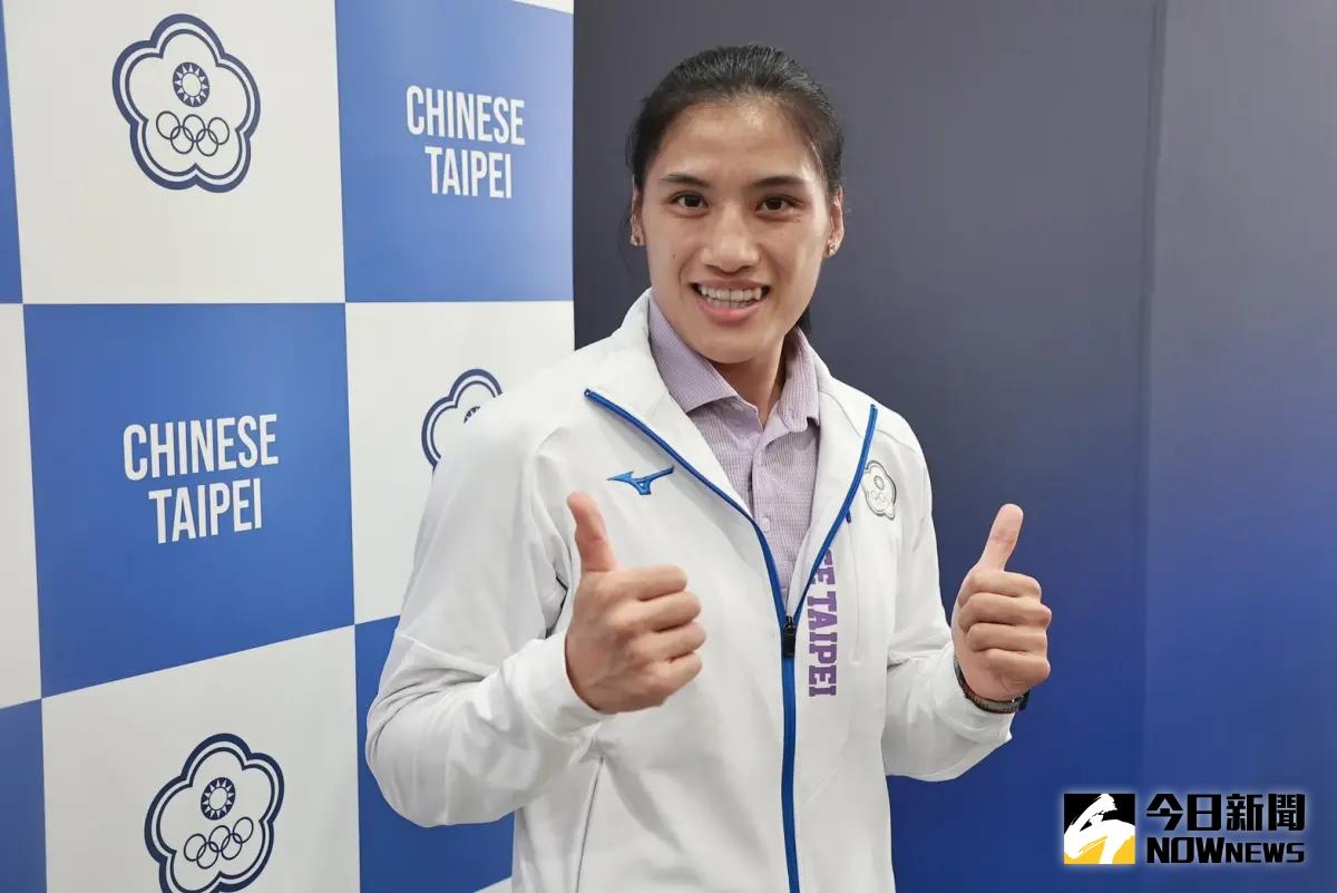 ▲杭州亞運中華隊女拳王陳念琴，在受訪時坦言要奪牌難度不小。（圖／記者葉政勳攝）