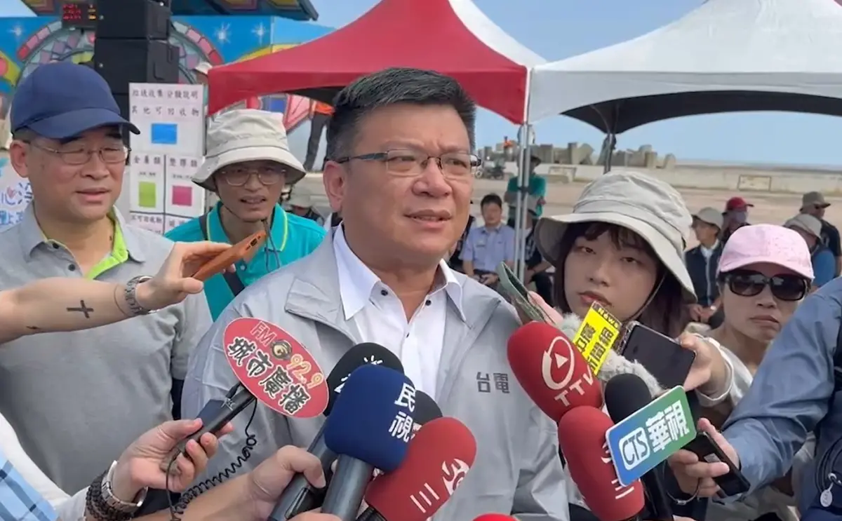 ▲台電代理董事長曾文生表示，中佳天然氣電廠未來商轉後，中火將減煤100公噸以上。（圖／台電提供，2023.09.22）